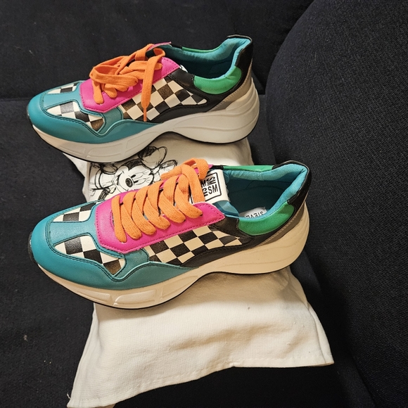 SM Checkered Colorful Sneakers - Picture 4 of 5